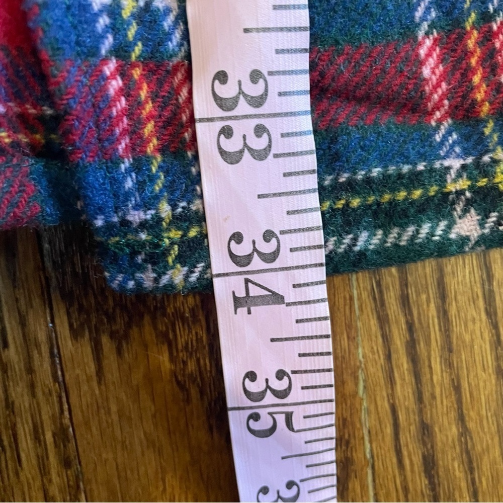 Copper Key Red Green Tartan Jumper Pinafore Dress Holiday Size Junior Small,NWOT - Picture 8 of 9